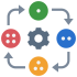workflow automation icon workflow automation icon